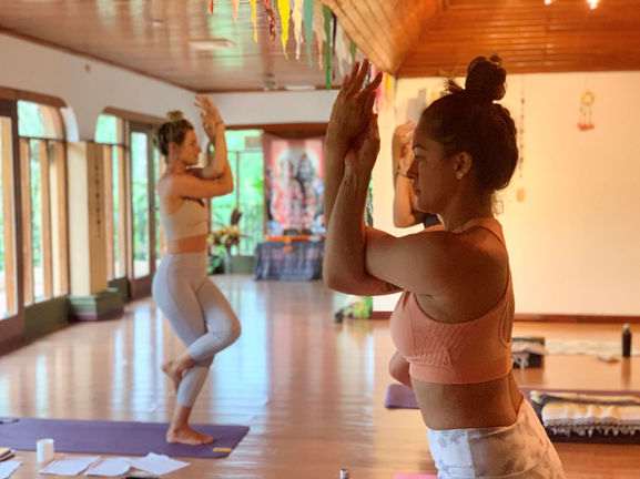 The yoga studio