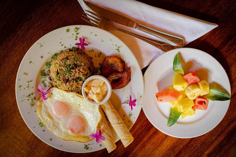 A breakfast plate