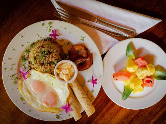 Breakfast at the hotel